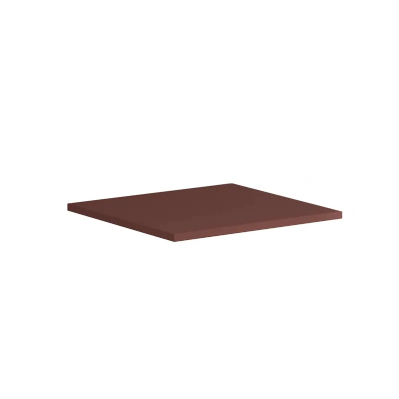 Bestel Nu Top di finitura in truciolare 59,7x1,8x45,5 cm laccato opaco rosso Jaipur