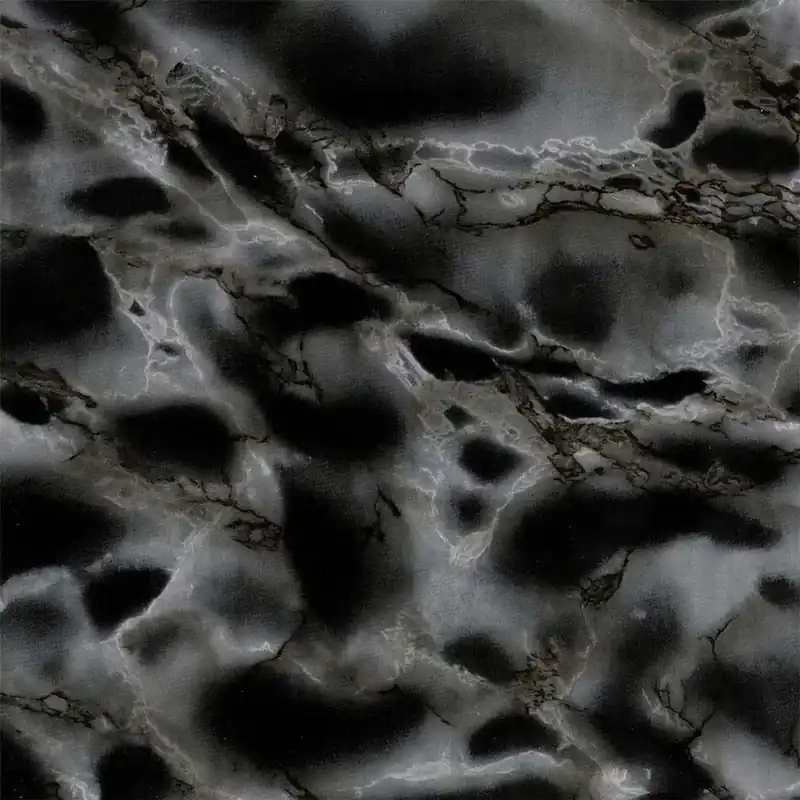 Must-Have Plastica adesiva in rotolo effetto marmo nero 200x45 cm