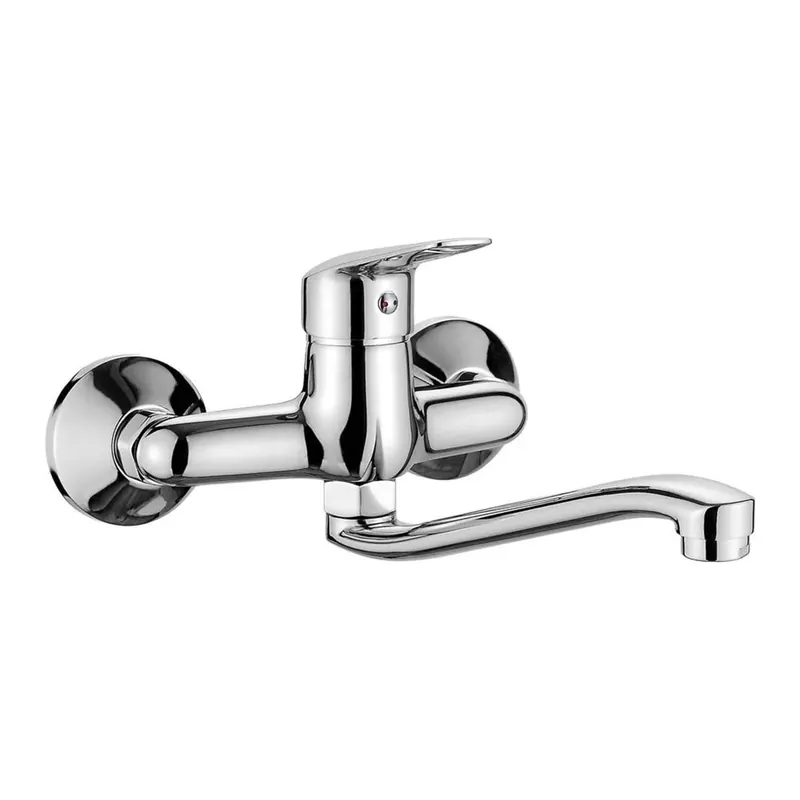 Koop Vandaag Miscelatore da cucina parete Idrostile cromo