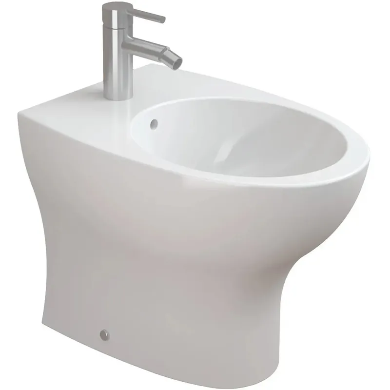 Pop art bidet filo parete 52x36 monoforo bianco Koop Online