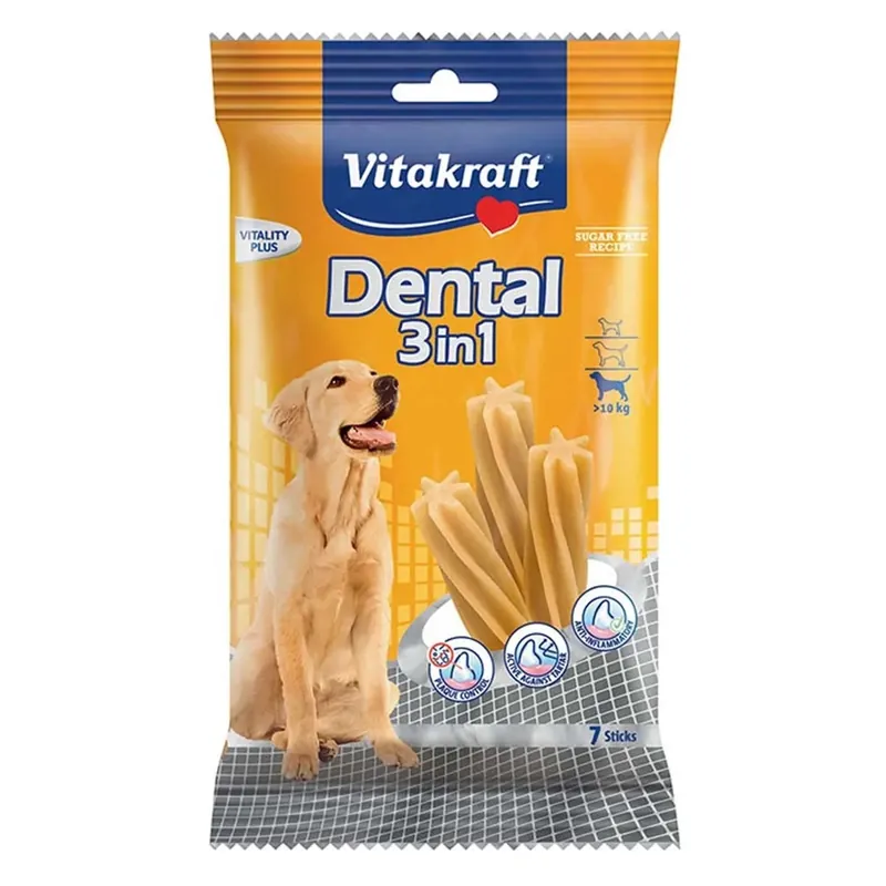 Stick denti cane Vitakraft taglia M 7 pz Flitsaanbieding