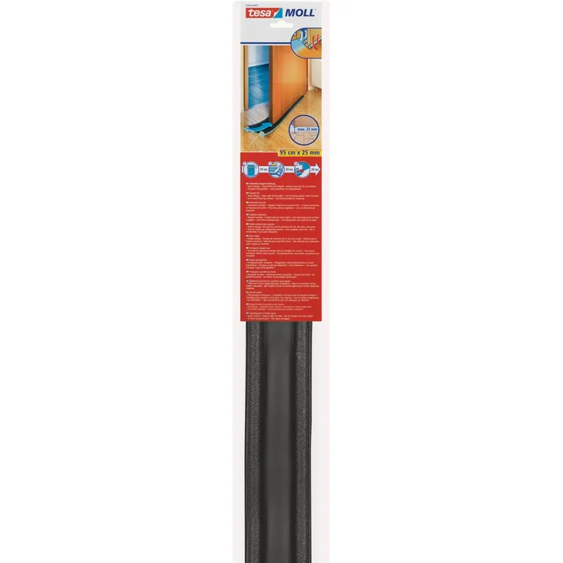 Paraspifferi sottoporta doppiolato Tesamoll 95x25 mm antracite Uitverkoop