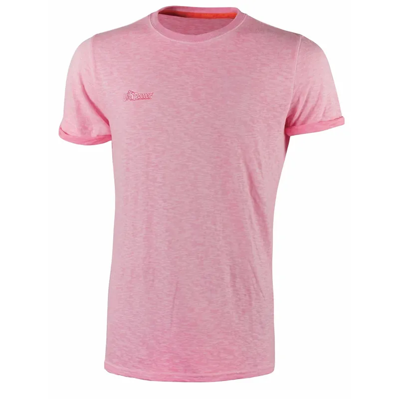 T-shirt da lavoro slim fit rosa tg. M Aanbieding