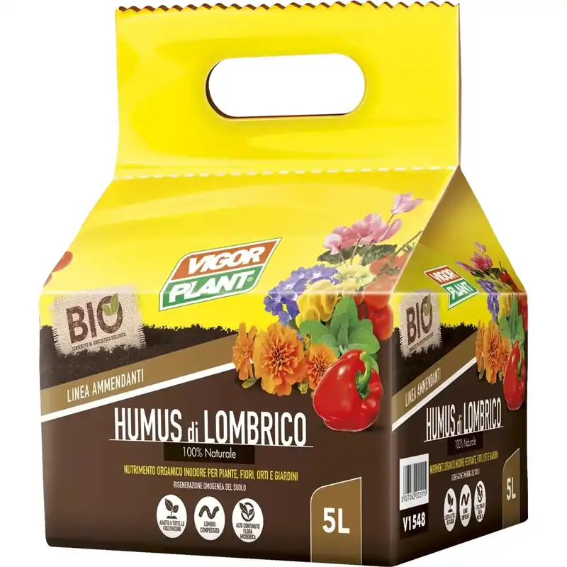 Seizoensaanbieding Concime organico humus di lombrico 5 l