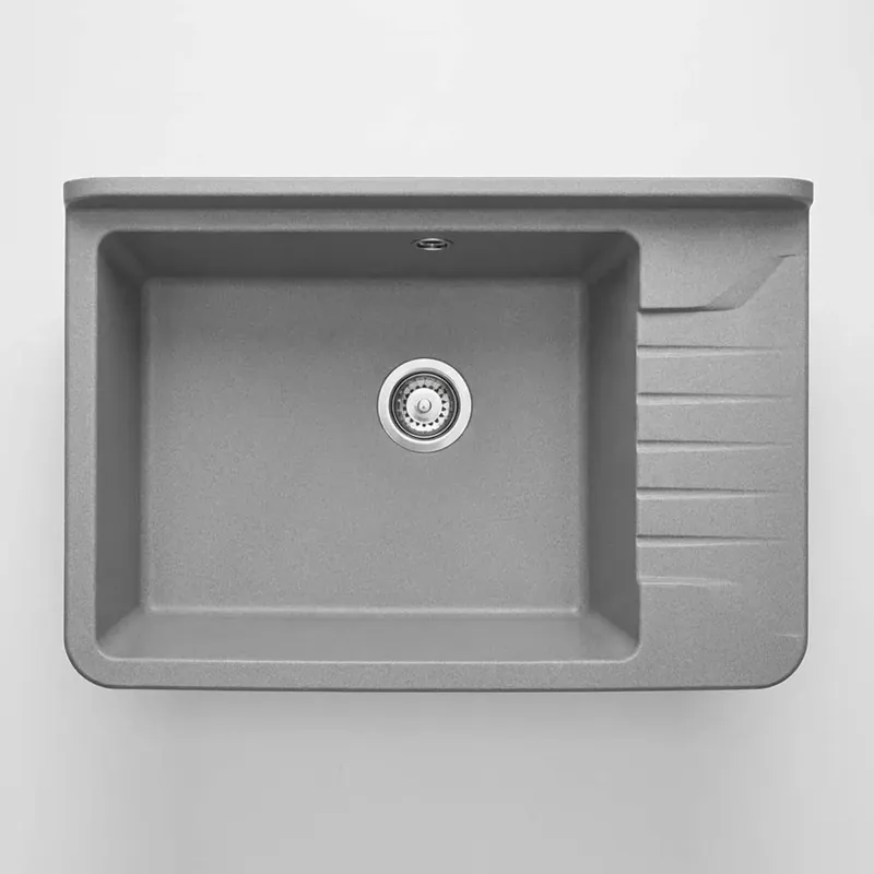 Lavello servizio 1 vasca a parete Idrostile 350x252 mm Grigio Koop Online