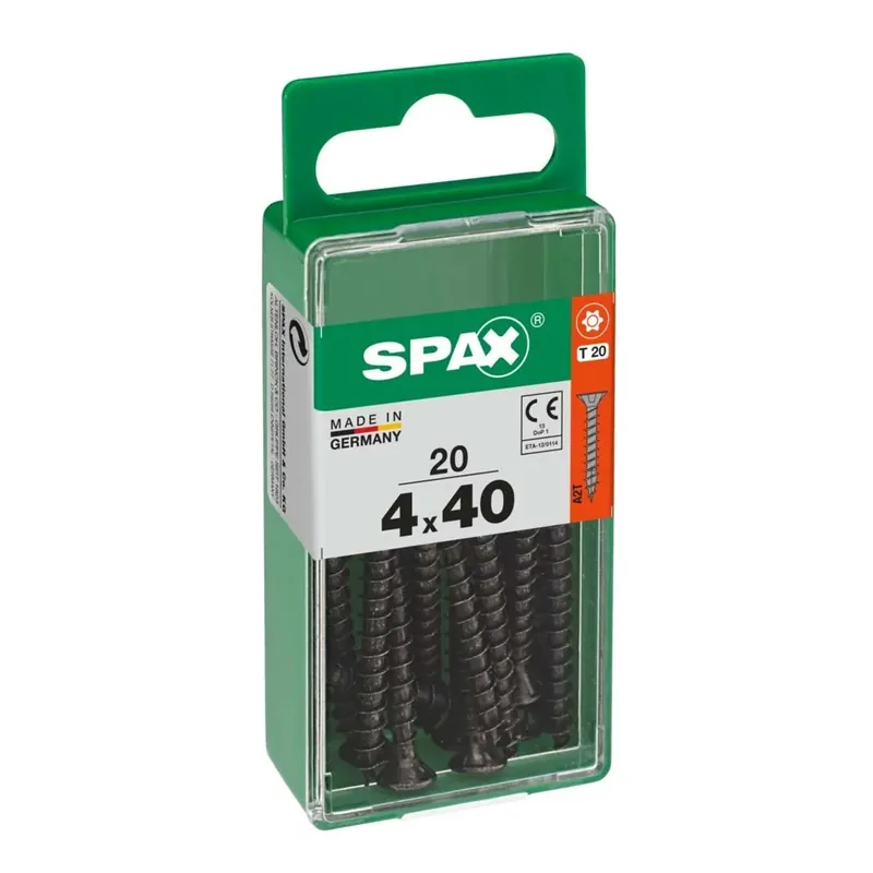 Vite Spax testa multipla svasata t-star plus t20 zincatura nera s 20 pz Laatste Versie