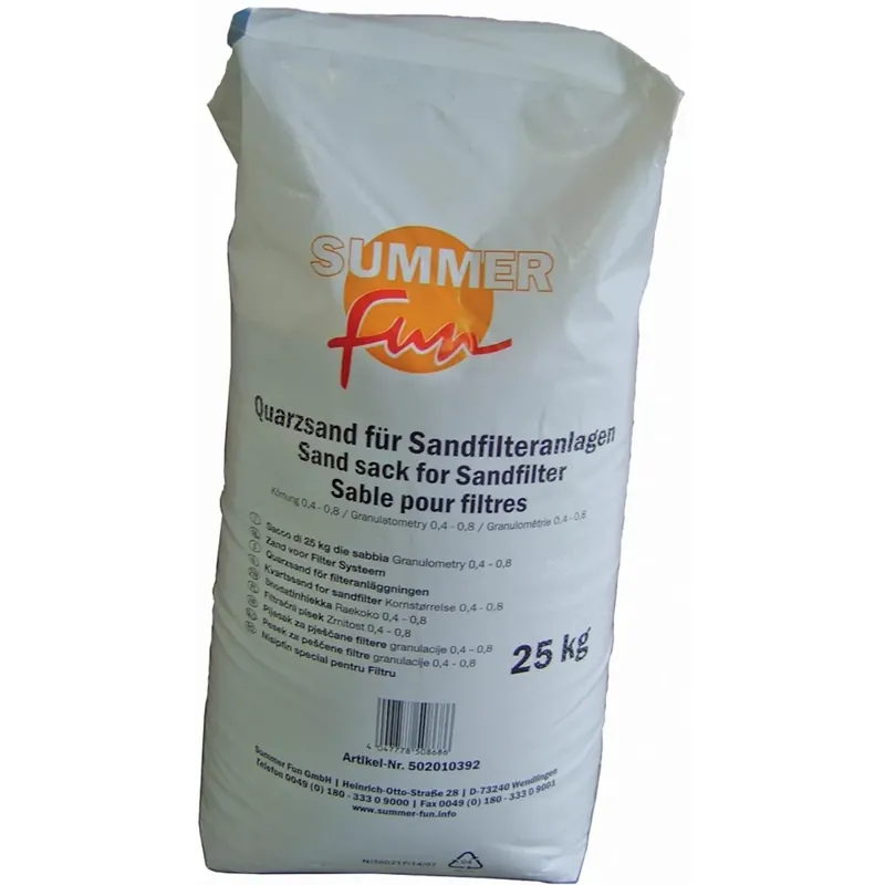 Lage Prijs Sabbia filtro per piscine 25 kg