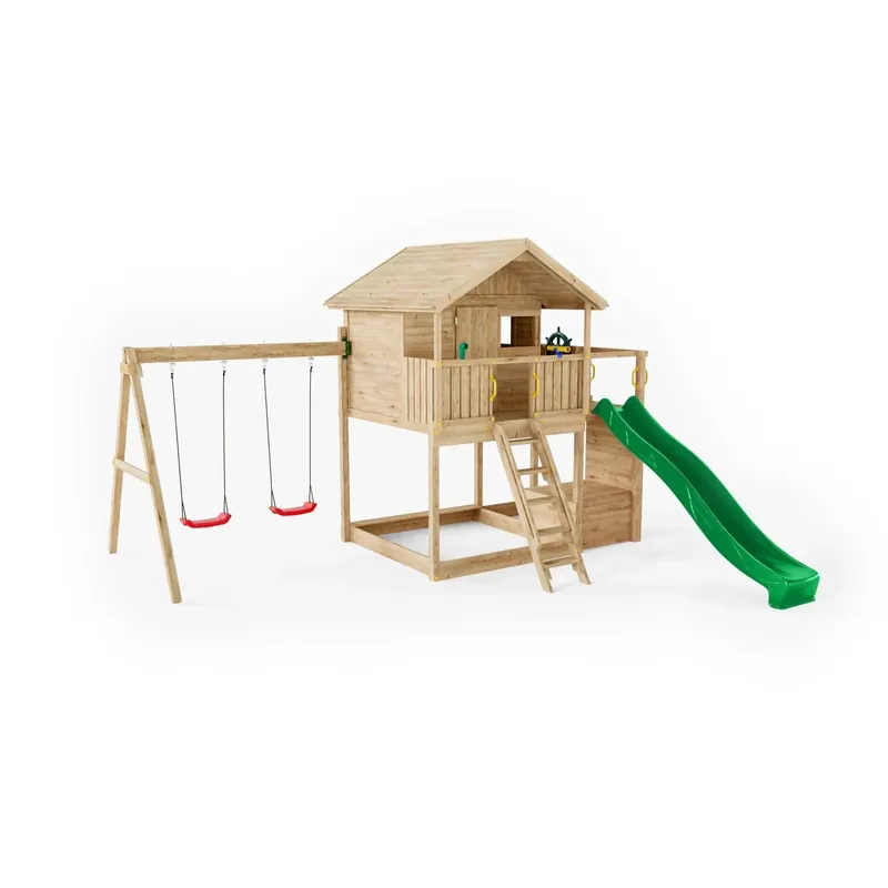 Gioco da giardino Sunshine scivolo e altalene 491 x 593 x h314 cm Meest Verkocht