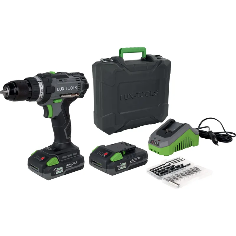 Alleen Vandaag Trapano avvitatore a batteria LUX 2x20 V 2 Ah