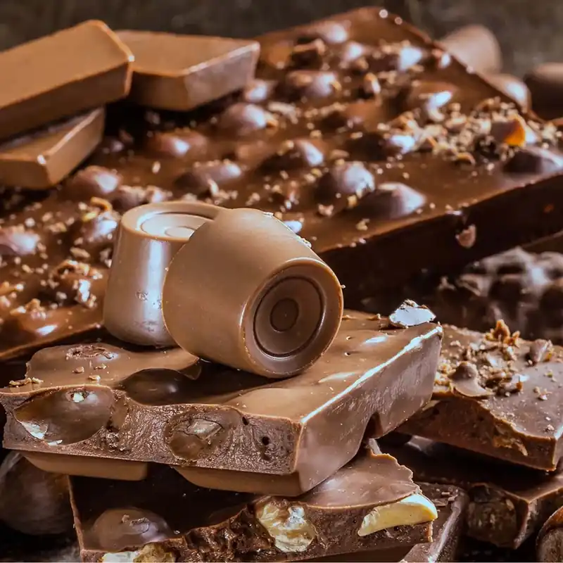 Favoriet Quadro in vetro soggetto cioccolatini 20 x 20 cm