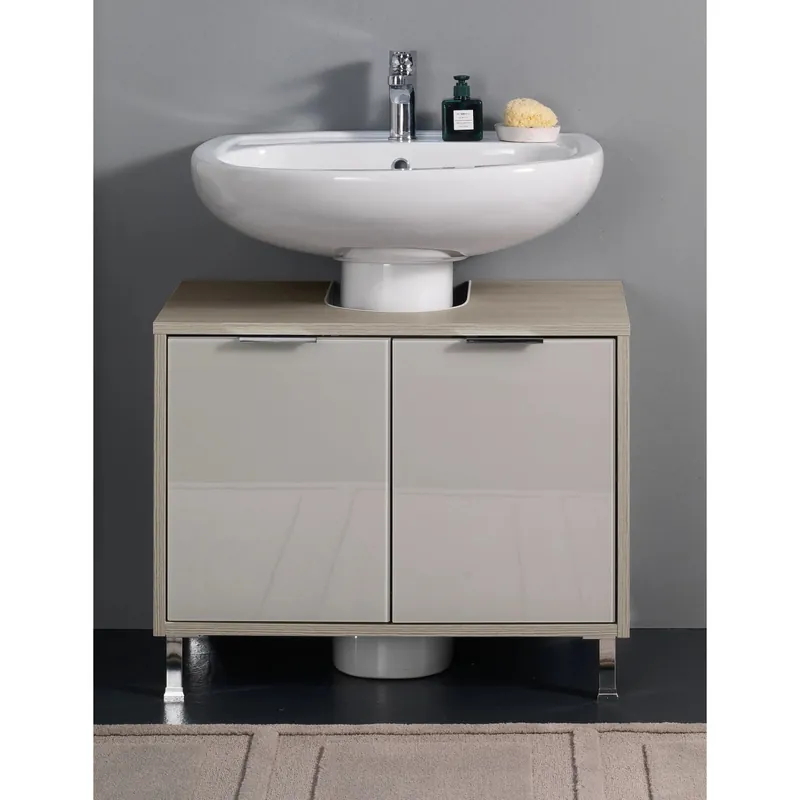 Mobile bagno copricolonna Lucky 74x60x45,5 cm larice Veilige Betaling
