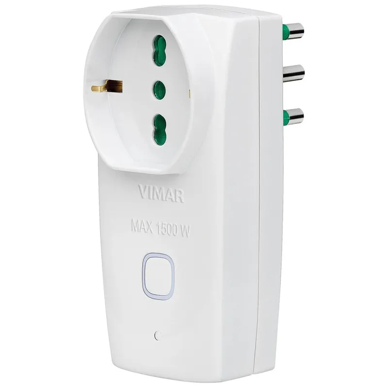Adattatore S17 universale Vimar con interruttore WiFi Smart Home bianco Lage Kosten