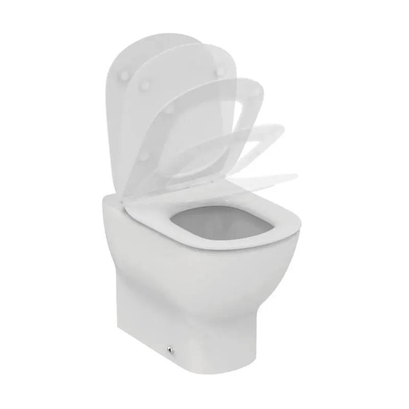 Weekendaanbieding Vaso filo parete con sedile rallentato Ideal standard bianco