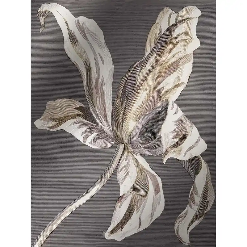 Canvas stampato immagine Gold Flower 60x80 cm Nieuw