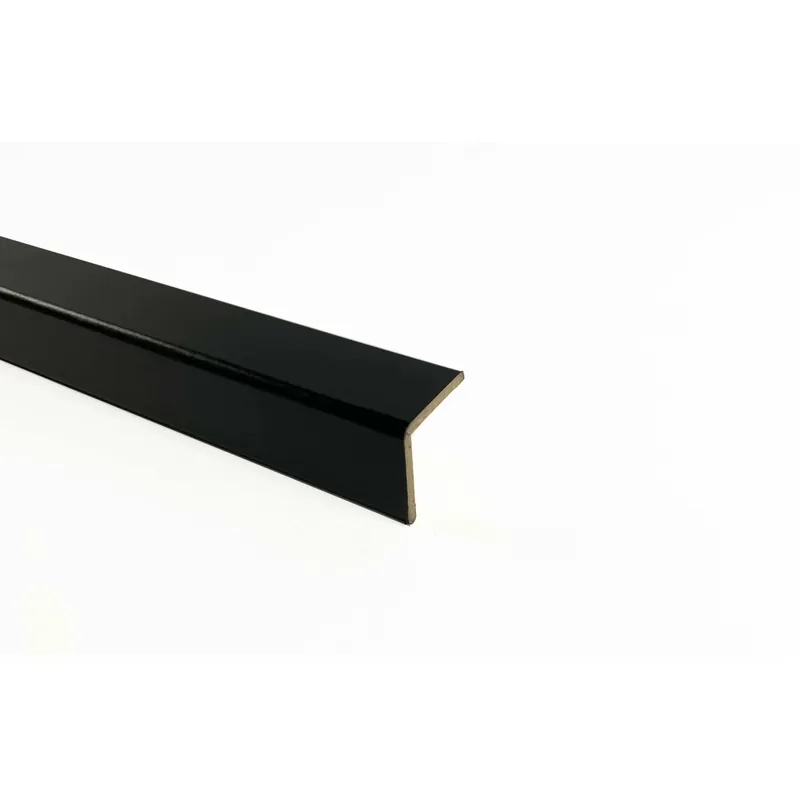 Paraspigolo in MDF 2,8x2,8x270 cm nero Betaalbaar