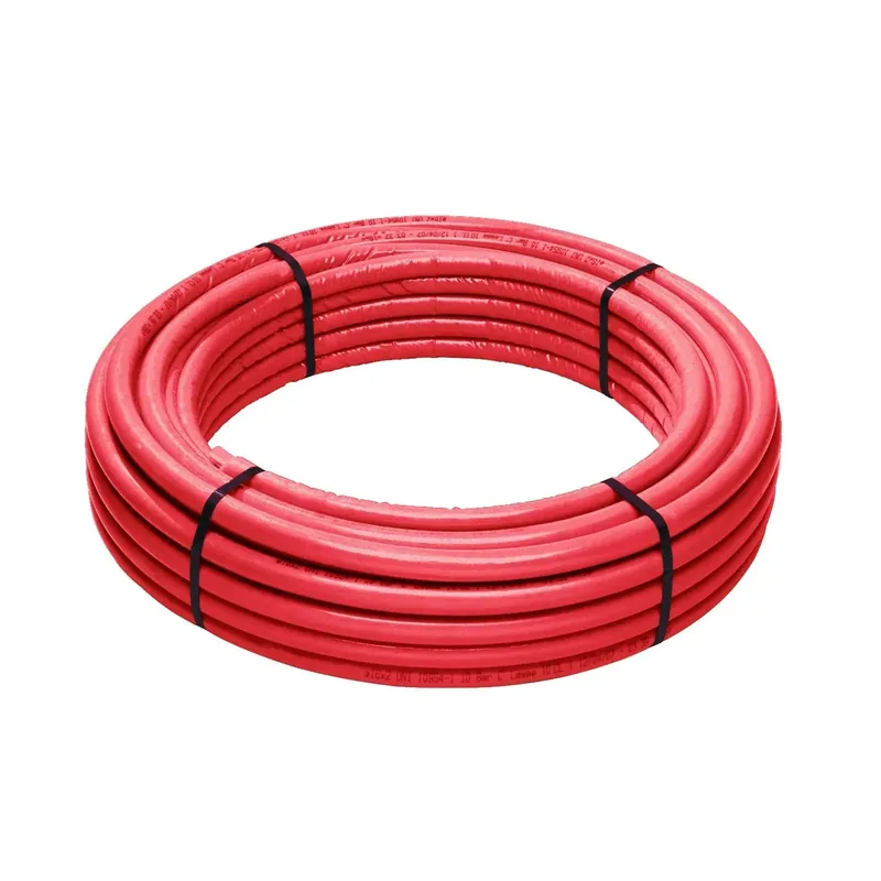 Tubo Multistrato PE-RT isolato rosso rotolo da 100m diametro 16x2mm Snelle Levering