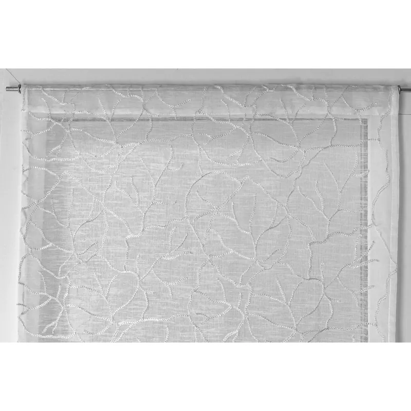 Tenda a vetro Leaves L 60 x H 240 cm argento Populair
