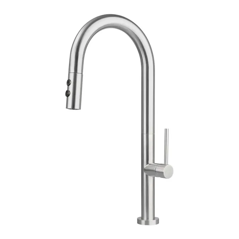 Rubinetto da cucina bocca estraibile 2 getti Idrostile Nuno cromo Flitsaanbieding