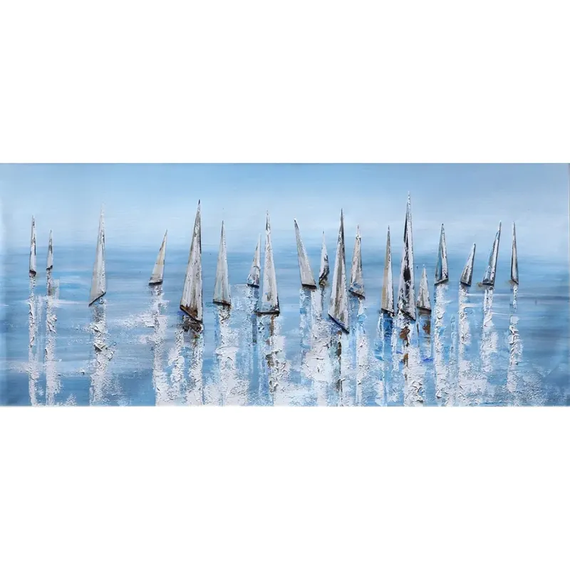 Dipinto su tela soggetto regata velica 65 x 150 cm Bestseller