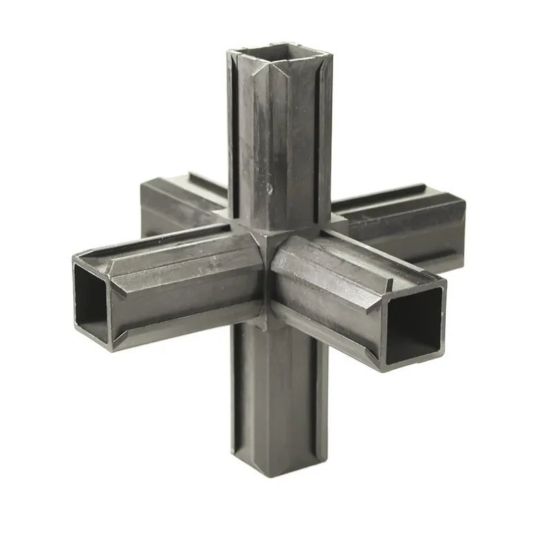 Raccordo per tubi XD forma a T con 2 uscite Ø 20 mm nero Seizoensaanbieding