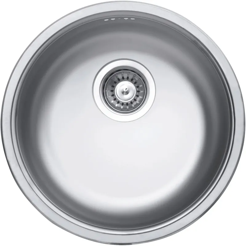 Gecertificeerd Lavello da incasso Ø 43,5 cm inox
