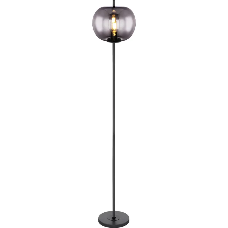 Premium Lampada a terra Blacky E27 max. 60 W IP20 H 160 cm nero fumè