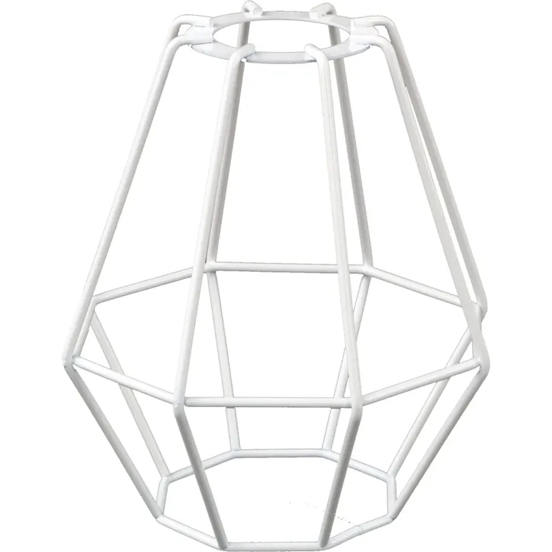 Montatura in ferro per lampada da tavolo 1xE27 170x150x150 mm bianco Beperkte Voorraad