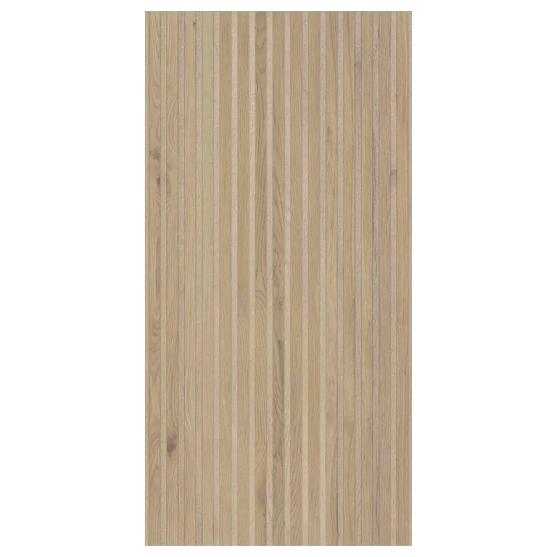 Hete Deal Rivestimento in gres porcellanato Righe 3D Wood beige 60x120 cm 1,44 m²