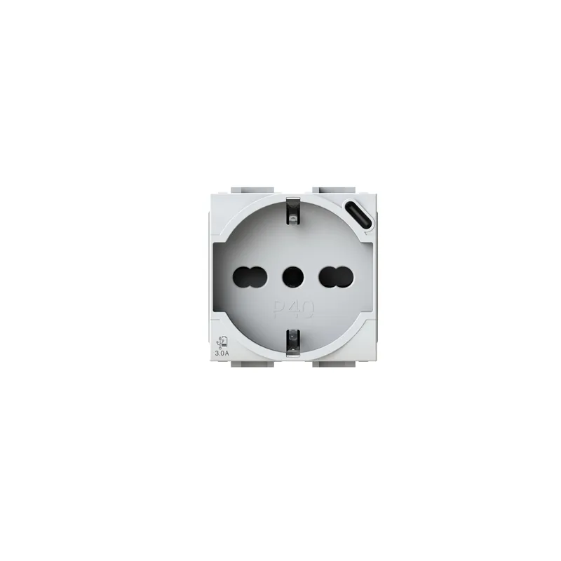 Meest Verkocht Presa tedesca universale 4BOX P40 compatibile Living Light alimentatore Us