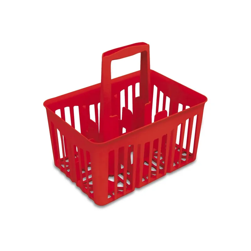 Koopje Cestello portabottiglie in plastica Stefanplast 6x1 l rosso