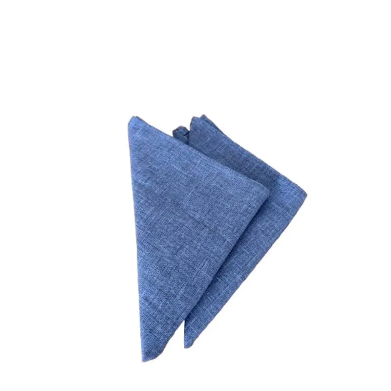 Koop Vandaag Coppia tovaglioli in cotone 40x40 cm azzurro 2 pz