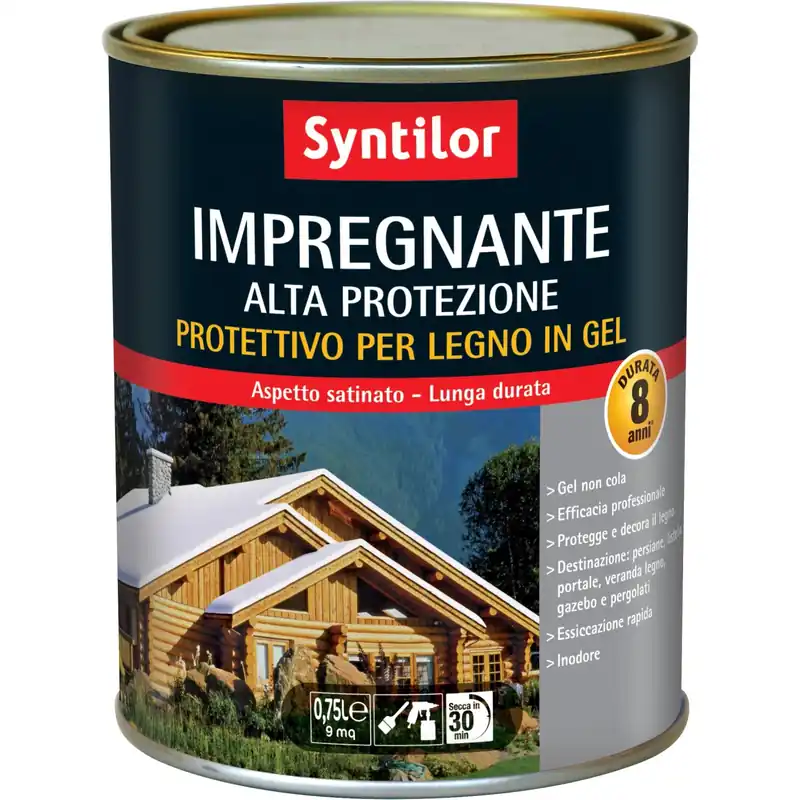 Impregnante per legno in gel Syntilor antracite 0,75 l Must-Have