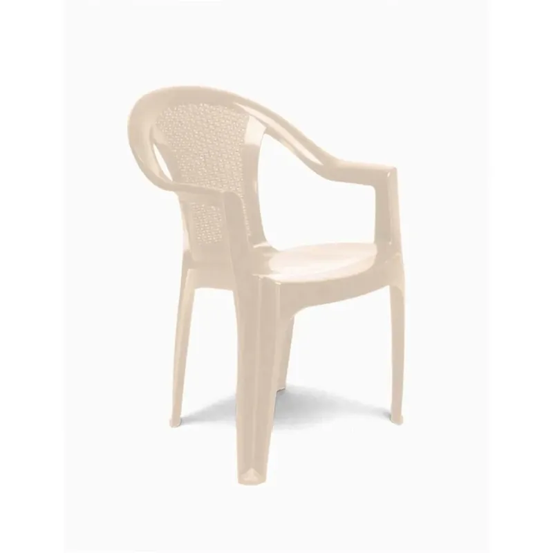 Sedia da giardino senza cuscino Tressi rattan colore juta Beste Prijs