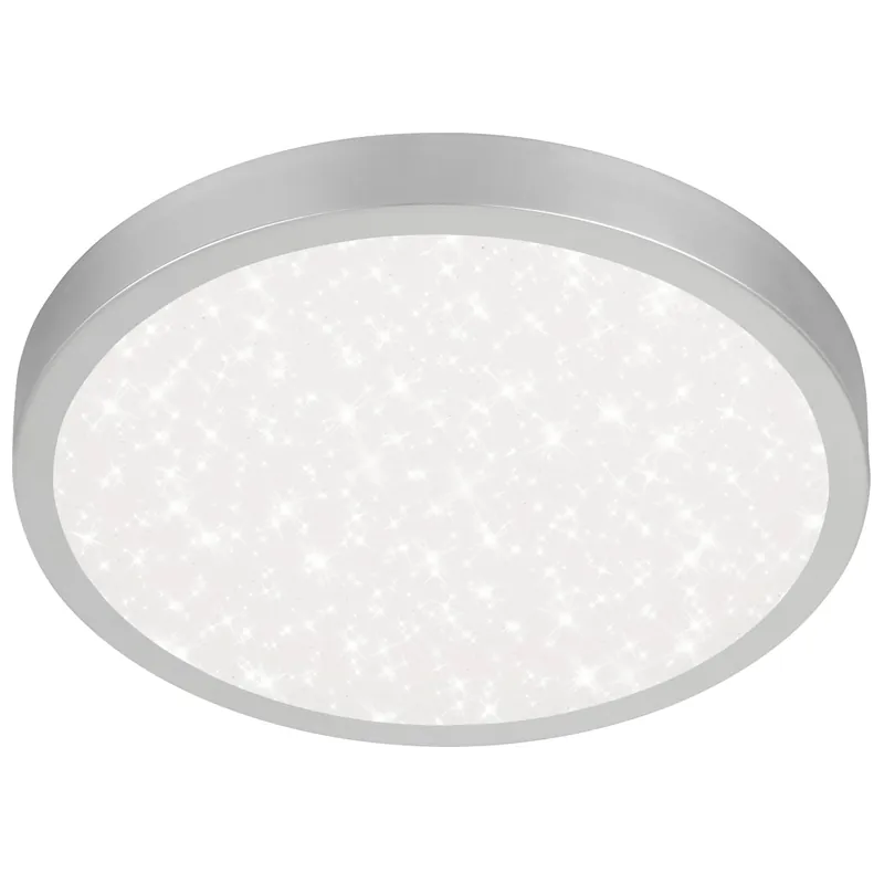 Merkproduct Plafoniera LED Runa 3000 lm bianco neutro Ø 38 cm argento