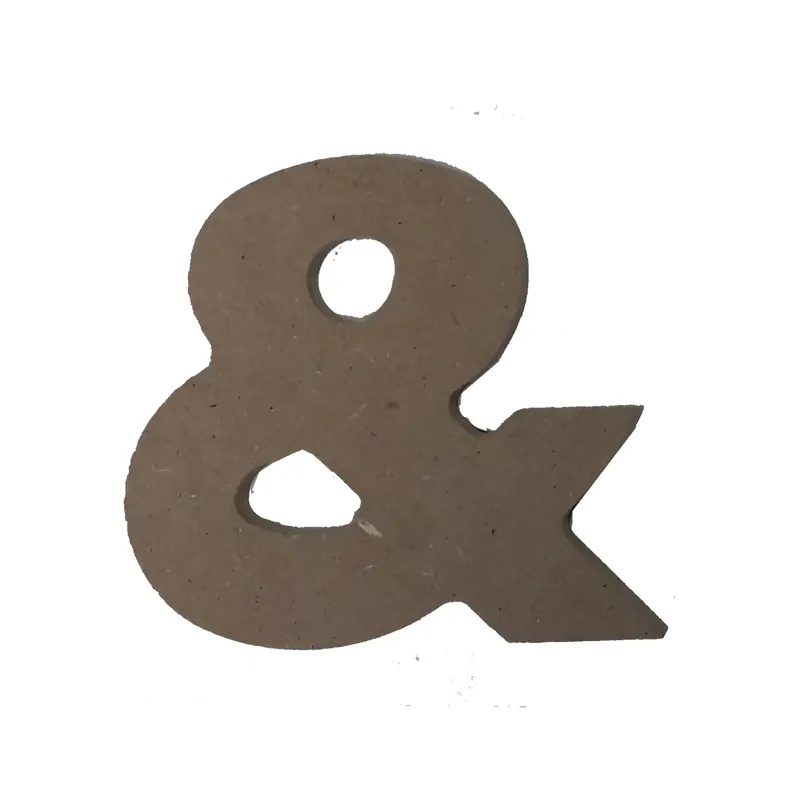 Simbolo & h12 cm in MDF Favoriet