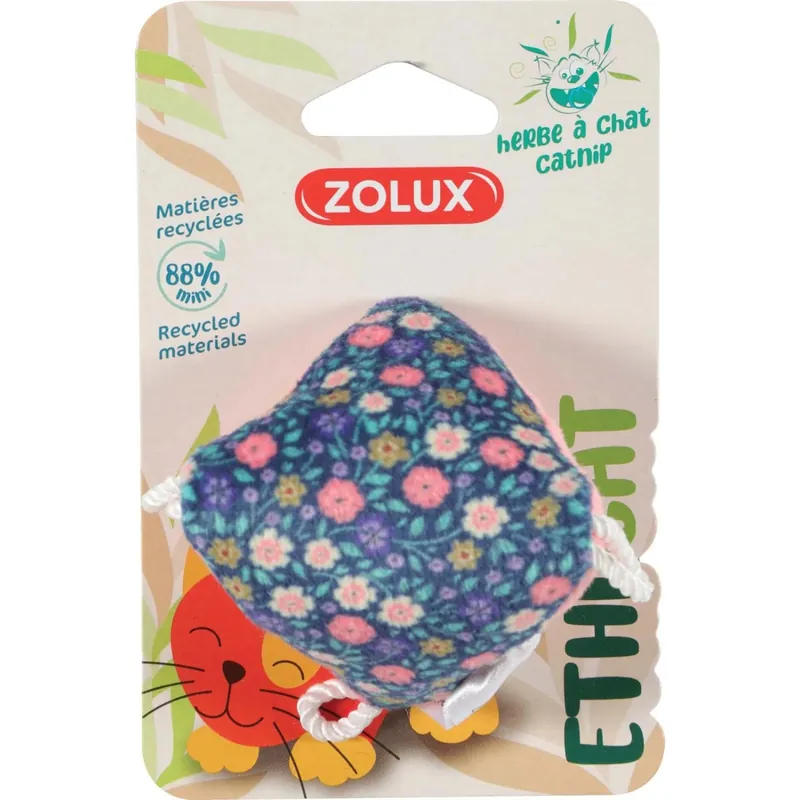 Gioco gatto piramide Ethicat fiori rosa 6,5x4,2x6,4 cm Weekendaanbieding