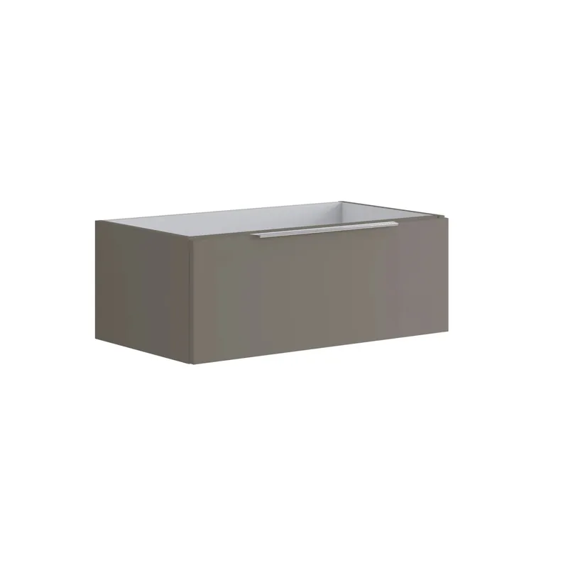 Mobile bagno cassettiera sospesa Bali 79,5x30x45,5 cm grigio opaco laccato Bestseller