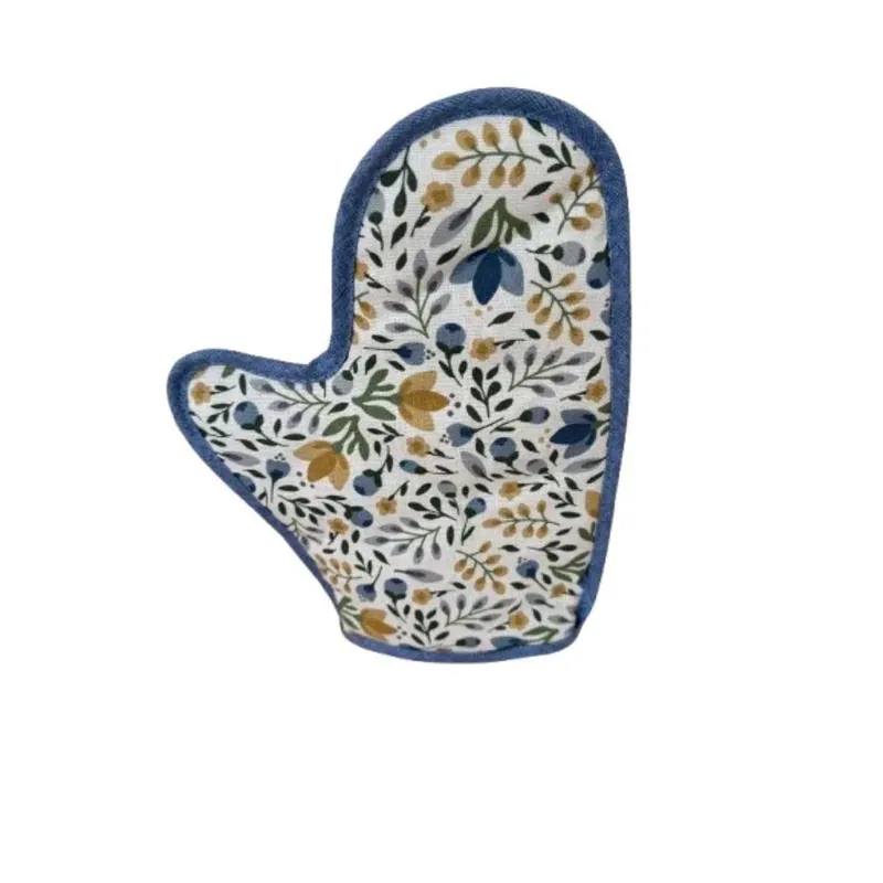 Guanto da forno Gioia 27x20 cm azzurro Rechtstreeks Van De Fabrikant