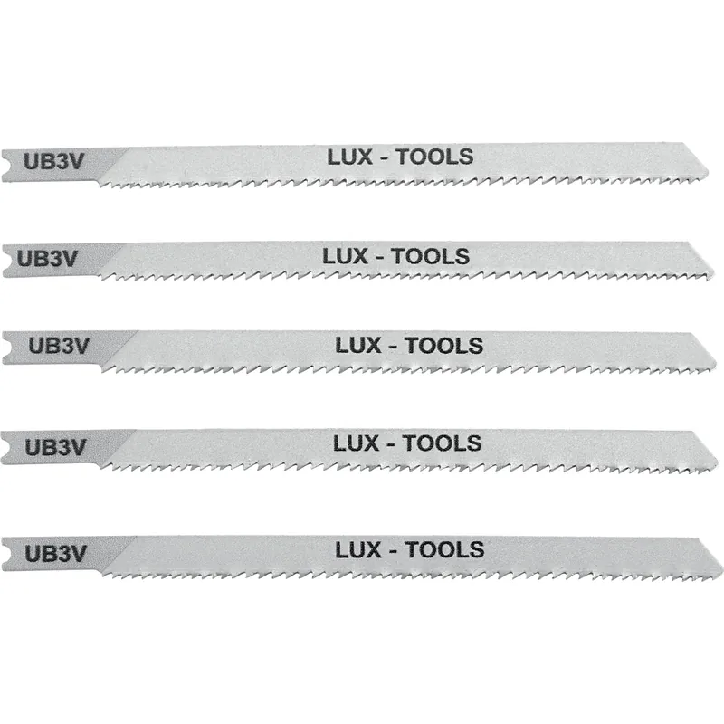 LUX-TOOLS lame per seghetto alternativo variabili codolo a U 5 pz Gecertificeerd