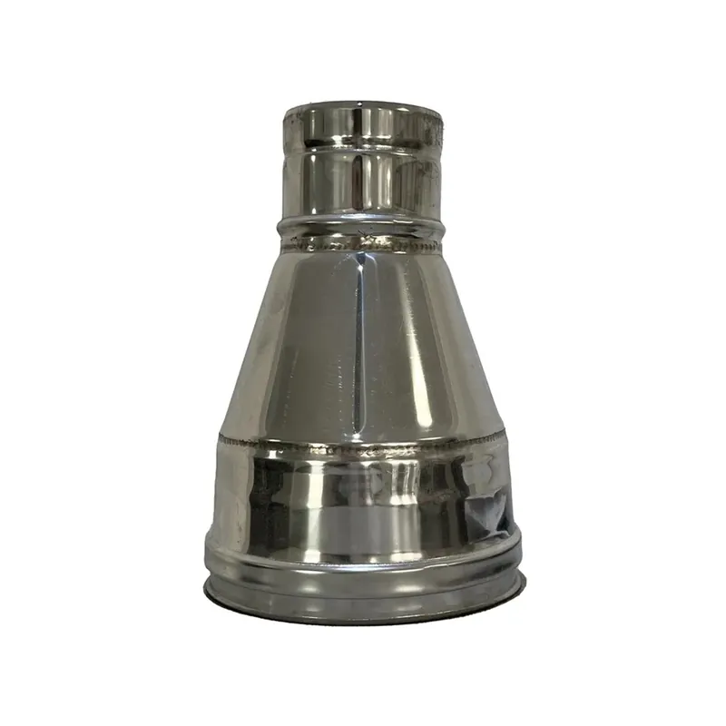 Riduzione canna fumaria inox AISI 316 Ø 130/120 mm Uitverkoop