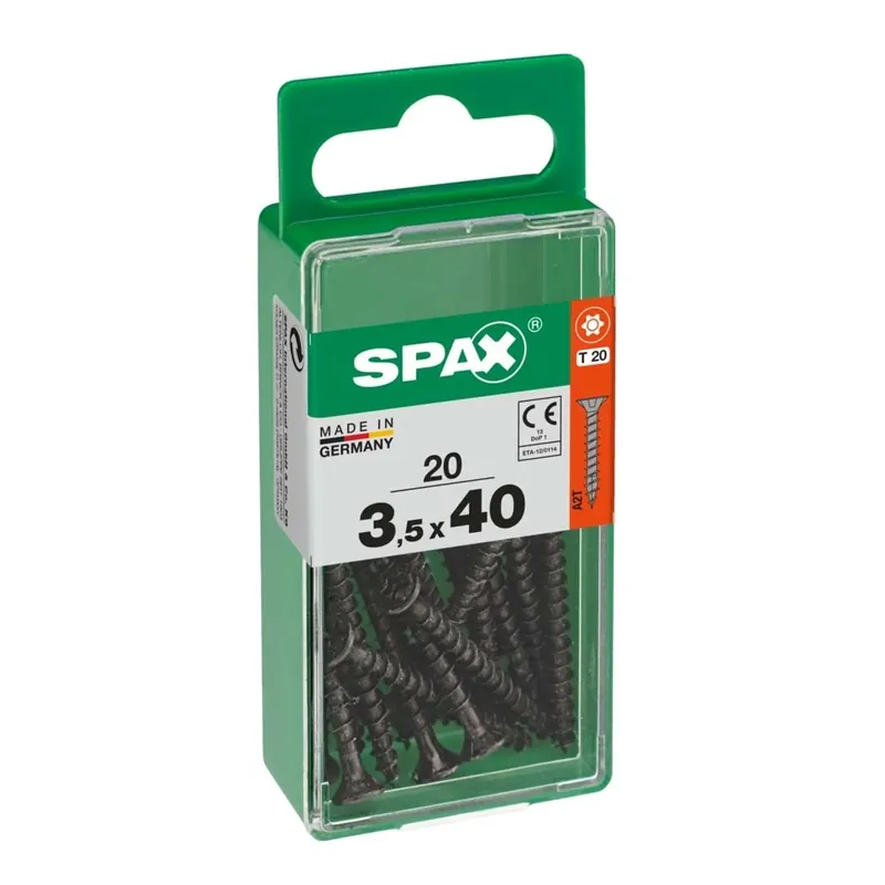Vite Spax testa multipla svasata t-star plus t20 zincatura nera s 20 pz Korting