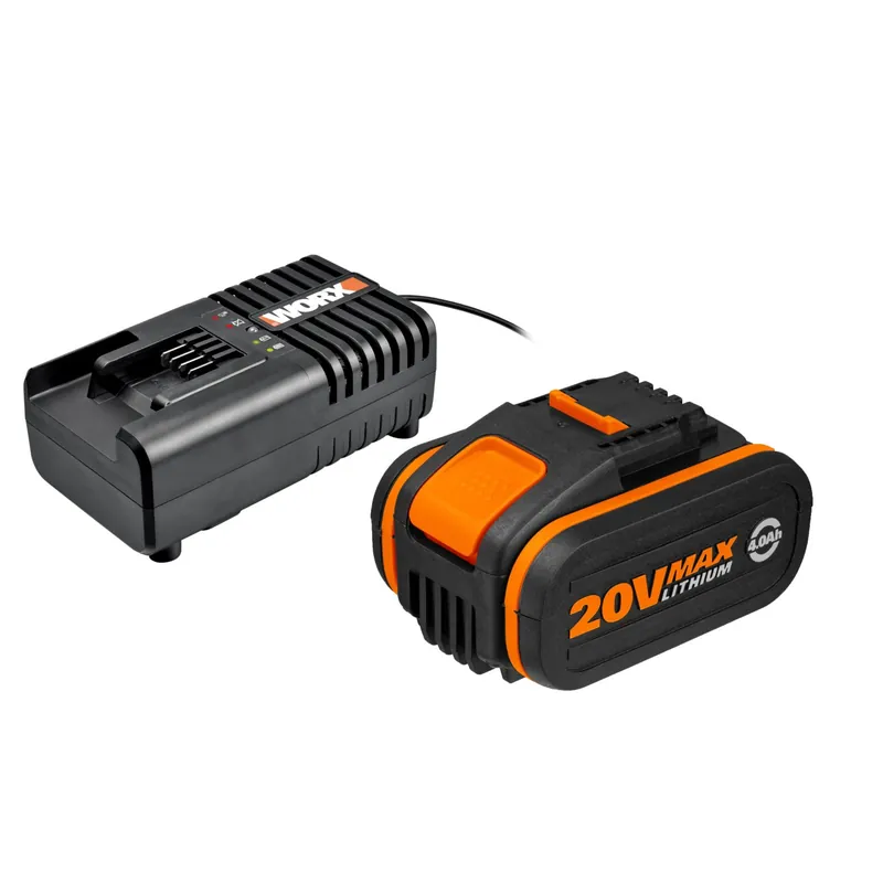 Batteria e caricabatteria Worx WA3604 20 V 4 Ah Seizoensaanbieding