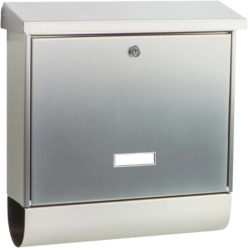 Laatste Versie Cassetta postale acciaio inox Burg Wächter Inoxstar con box giornali