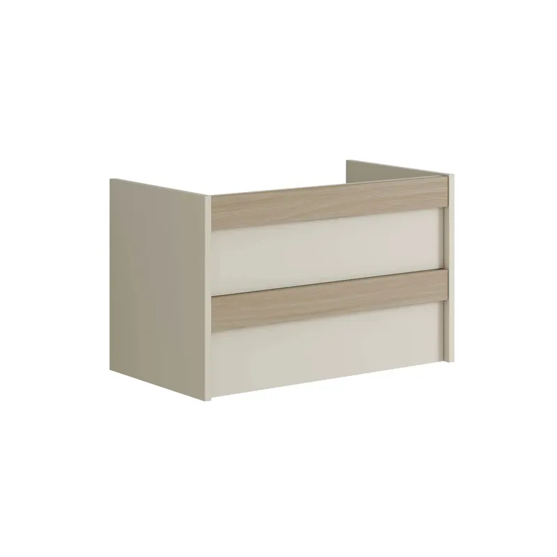 Premium Mobile bagno base lavabo Riviera 79,5x50x45,5 cm sabbia opaco laccato