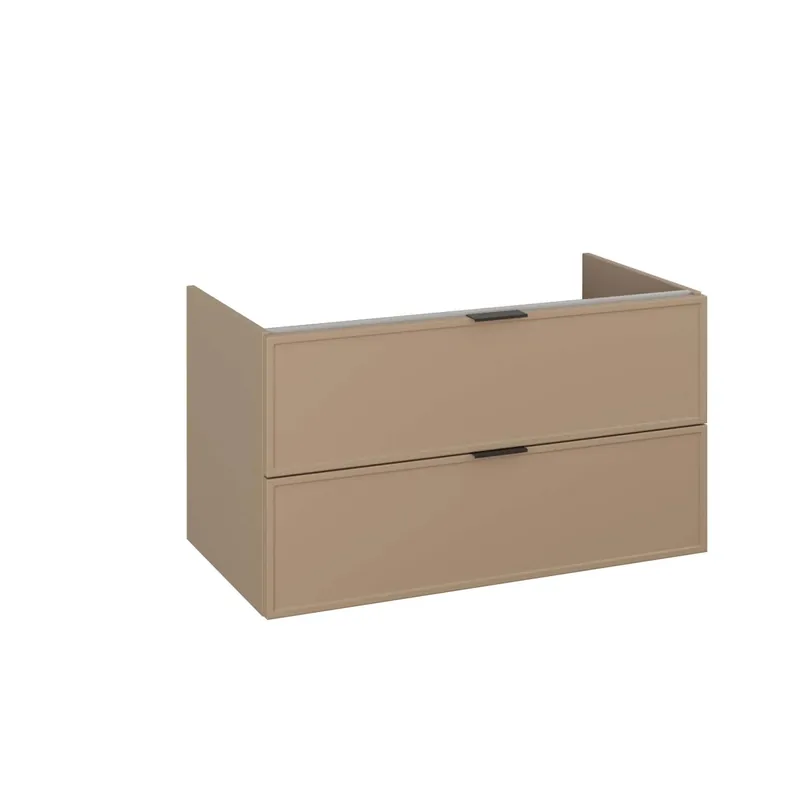 Mobile bagno base lavabo sospesa Frame 100x45x54 cm colore opaco Bestel Nu