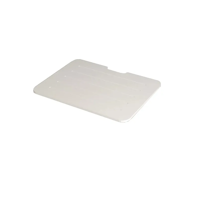 Shop Nu Asse per lavanderia in solid surface 46,5x41,5x1 cm Bianco opaco