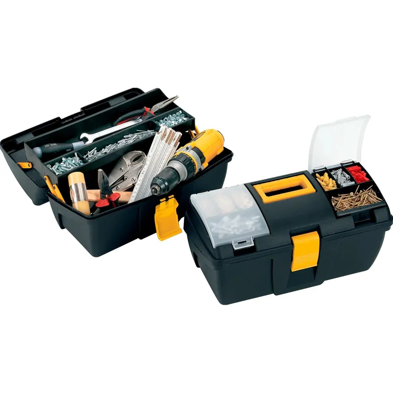 Cassetta porta attrezzi ClubClassic 161C nero giallo Exclusieve Aanbieding