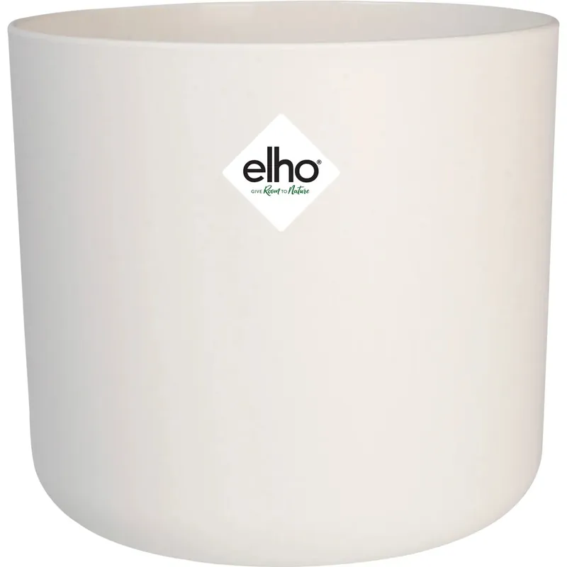 Vaso per piante rotondo Elho B.For Soft Ø 18,3 cm bianco Express Levering