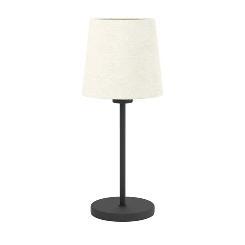 Lampada da tavolo Febres Ø 18 x 44 cm nero-bianco Finale Uitverkoop