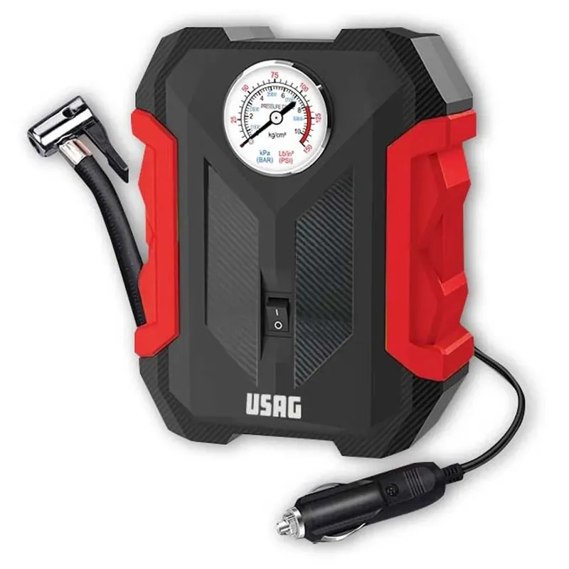 Koopje Compressore pneumatici Usag senza fili 12V 10Ah